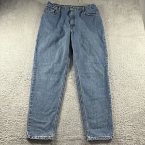VINTAGE Levi 550 Jeans Misses 16 M Relaxed Fit Tapered Leg Medium Wash